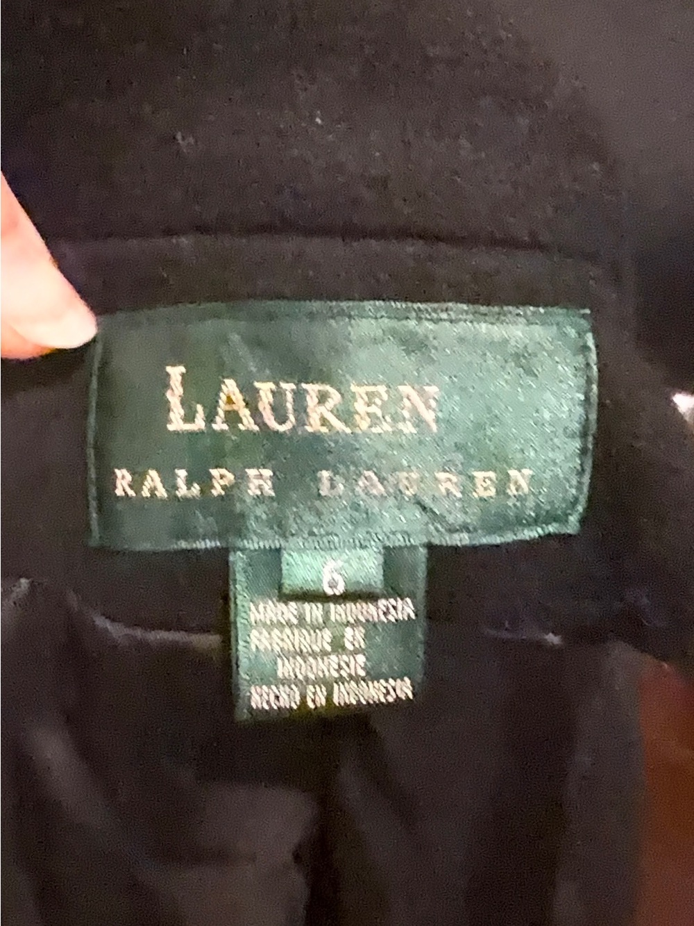 Ralph Lauren Crested Black Blazer - Picture 7 of 9